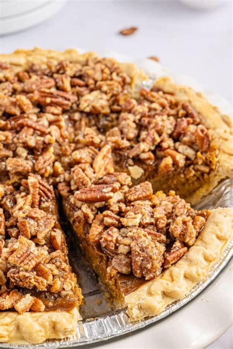 Pecan Pumpkin Pie Recipe Shugary Sweets