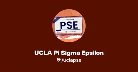 UCLA Pi Sigma Epsilon Instagram Facebook Linktree