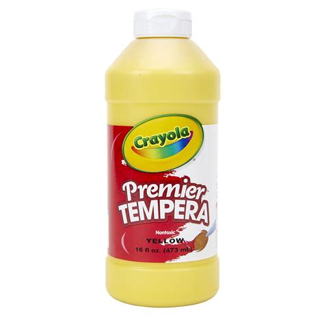 Premier Tempera Paint 16 Oz Yellow Bin541216034 Crayola Llc Paint