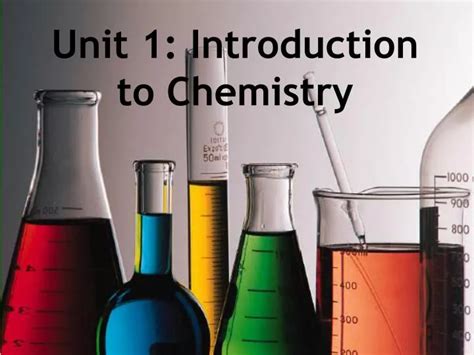 PPT Unit 1 Introduction To Chemistry PowerPoint Presentation Free