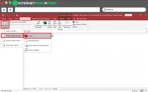 Importar Datos en Access Guía Paso a Paso 2025