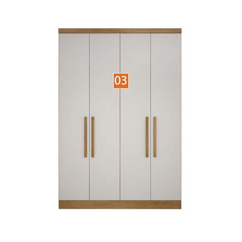 Modulado Closet Completo 9 Portas 6 Gavetas Rizon Cumaru Fendi