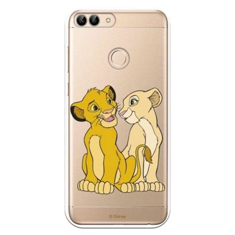 Funda Oficial Disney Simba Y Nala Transparente Para Huawei P Smart El