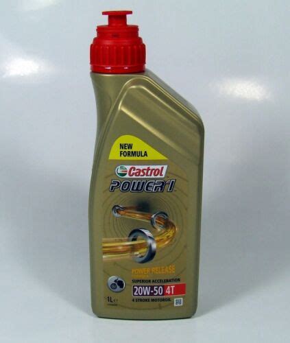 CASTROL POWER 1 4T MA2 20W 50 1 Liter API SJ JASO MA 2 EBay