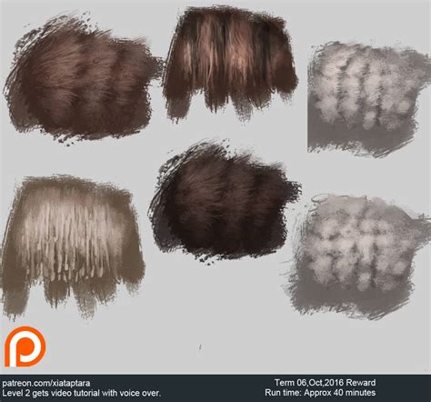 How to paint fur tutorial by XiaTaptara on DeviantArt