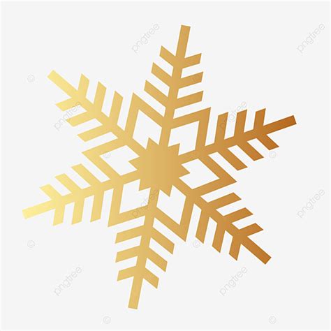 Gold Snowflakes Vector Art Png Gold Snowflake Gold Snow Golden