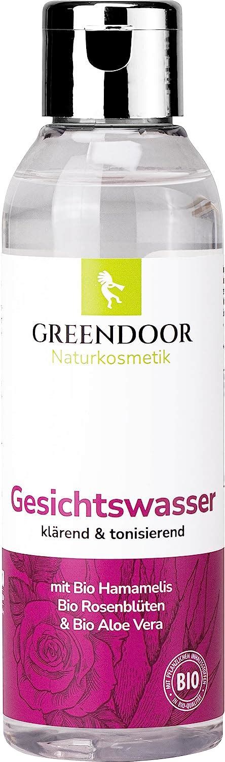 Greendoor Nat Rliches Gesichtswasser Mit Bio Hamamelis Bio Rosenbl Te