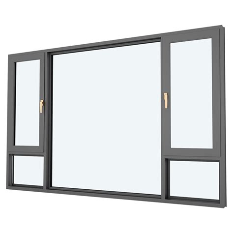 Horizontal Finished Glass Frameless Window China Aluminum Alloy