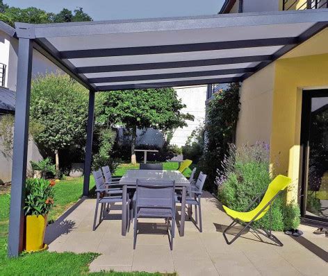 Pergola Polycarbonate Adossée VISION 2 Atrium Concept