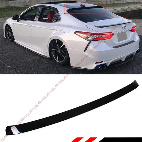 Buy Cuztom Tuning Jdm Style Glossy Black Rear Window Roof Spoiler Compatible With 2018 2022