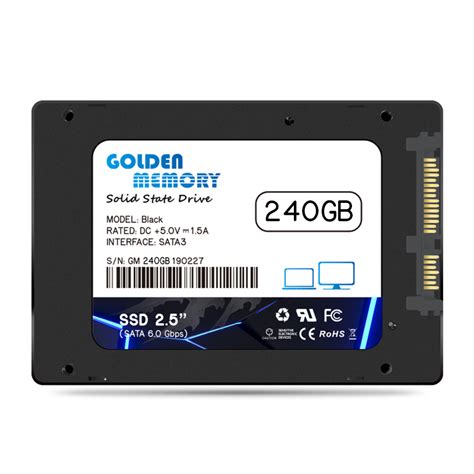 Disco Sólido SSD 256GB Golden Memory Tecnología en Línea