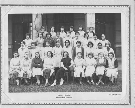 Photo De Classe Classe De 3e Lycée Michelet Montauban 82 De 1955