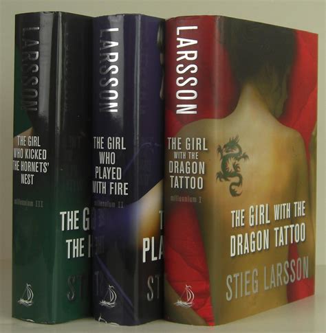 The Girl With The Dragon Tattoo Trilogy Three Volume Set Stieg Larsson 1st Edition