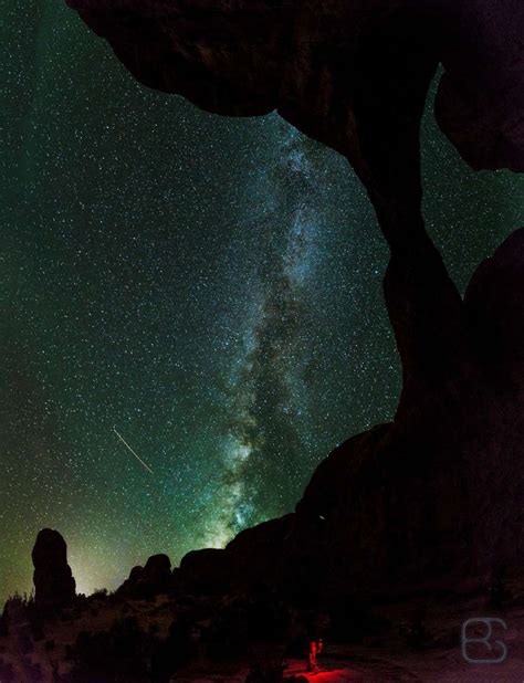 Arches : Double Arch at night - Roman Gischig Photography