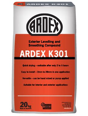 Ardex K Exterior Levelling Compound Ardex New Zealand