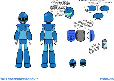 Robo Kid Reference By Cdefender Robokid On Deviantart