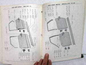 American Motors Amc Collision Parts Catalog Book Amx Javelin