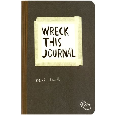 The Front Cover Wreck This Journal Journal Book Cover