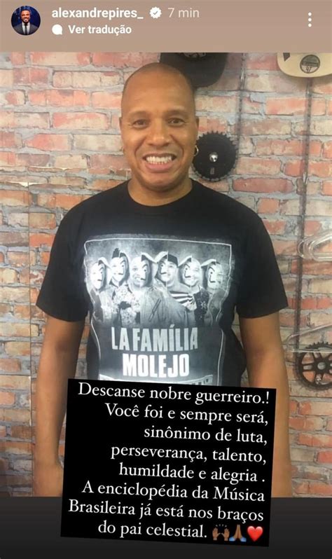 Famosos Lamentam A Morte De Anderson Leonardo Cantor Do Molejo