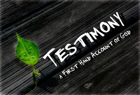 Testimonies – Waldringfield Baptist Church