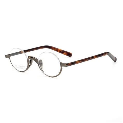 Japan Collection Brand Titanium Glasses Frame Men Women Super Light Personalized Vintage Round