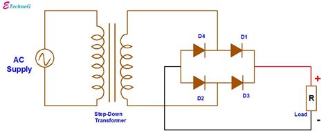 Bipolar Output Full Wave Bridge Rectifier With Center Tapped