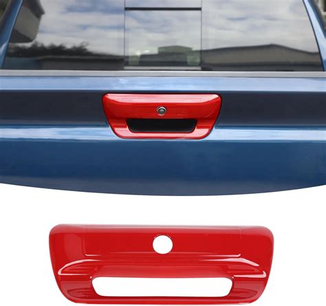 Amazon SQQP Tailgate Exterior Door Handle Trim Cover Rear Trunk