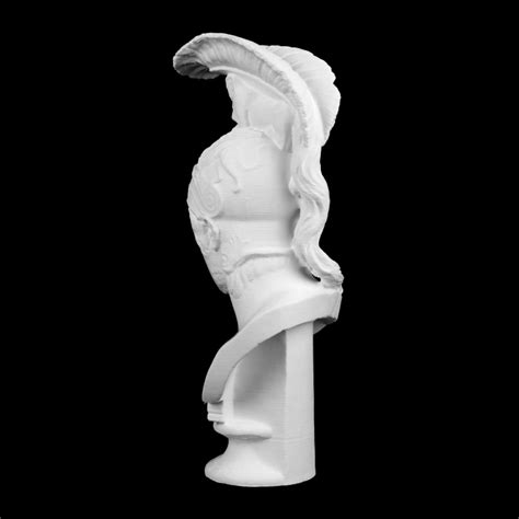 3D Printable Bust In The Style Of The Ares Borghese At The State