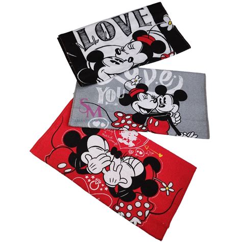 Kit 3 Panos De Prato Copa Felpudo Mickey E Minnie 22 Dohler Escorrega