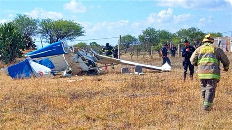 Desplome De Avioneta Hoy En Aguascalientes Deja 2 Lesionados