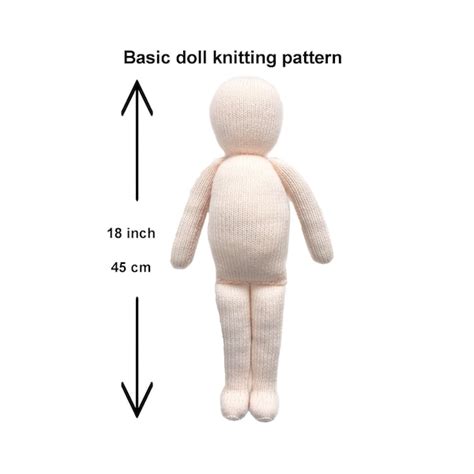 Doll Body Pattern Etsy