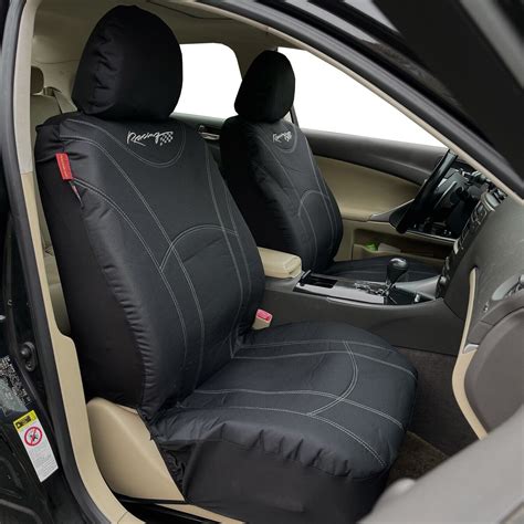 For Toyota Corolla Cross Seat Covers Canvas Front Set Black