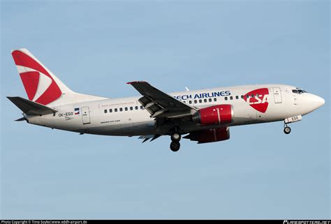 Ok Ego Czech Airlines Csa Boeing 737 55s Photo By Timo Soyke Eddh Airport De Id 281388