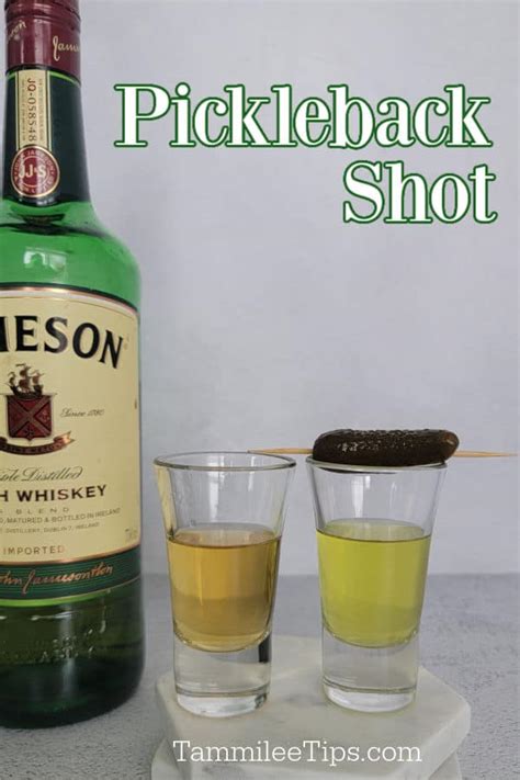 How To Make A Pickleback Shot With Jameson Irish Whiskey Video