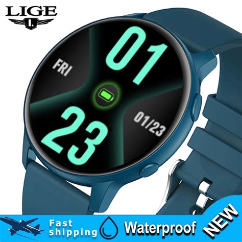 LIGE 2022 New Smart Watch Men Heart Rate Sport Multifunction Waterproof