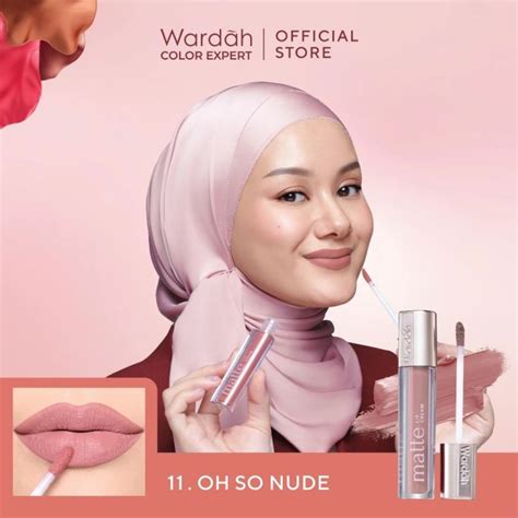 No 11 NEW SHADE Wardah Exclusive Matte Lip Cream 11 Oh So Nude 4 G