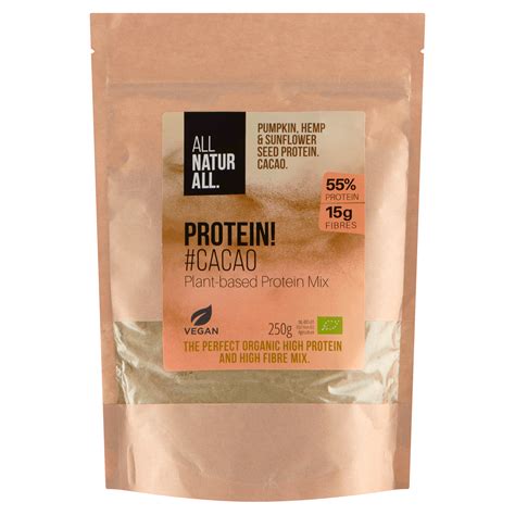 All Natural Vegan Protein Cacao Bio Per Stazak G