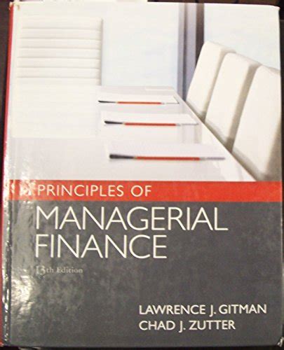 Buy Principles Of Managerial Finance 13th Edition Online At DesertcartUAE