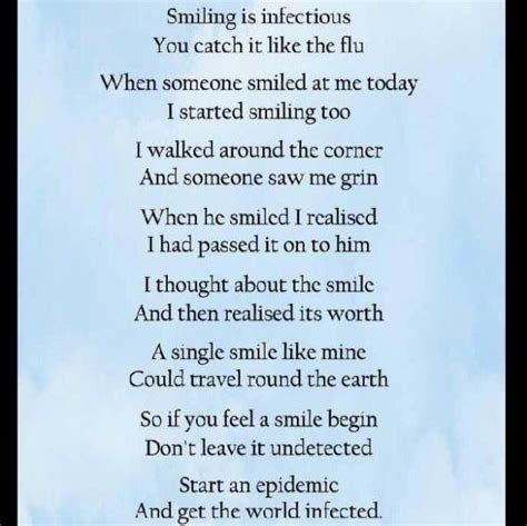 Smiling Is Infectious Kids Poems Rhyming Poems Funny Poems