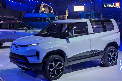 Auto Expo Tata Sierra Electric Hbx Mini Suv Concepts Unveiled In