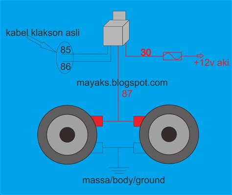 Cara Memasang Relay Klakson Dunia Teknik