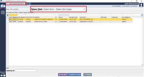 Toplu Numara G Ncelleme Ekran Na Yeni Alan Eklendi D A Akademi