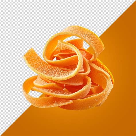 Premium Psd Orange Peel Isolated