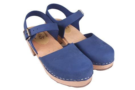 Highwood Mary Jane Clogs Lazuli Blue Lotta From Stockholm