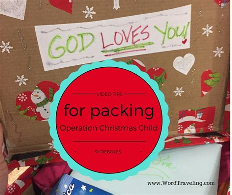 Tips for Packing Operation Christmas Child Shoebox