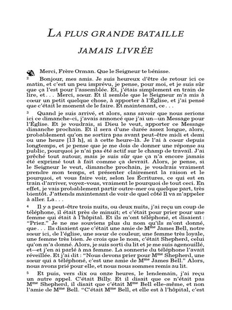 FRN62-0311 The Greatest Battle Ever Fought VGR | PDF | Sens ...