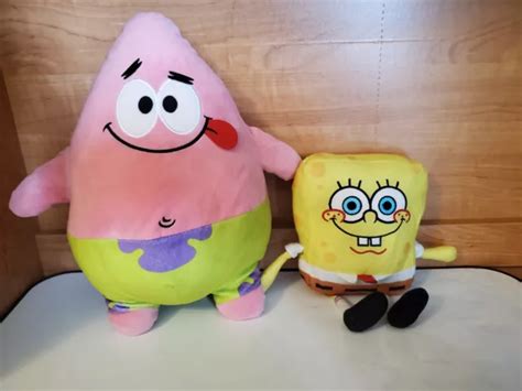 Nickelodeon Lot Spongebob Squarepants Patrick Star Stuffed Plush