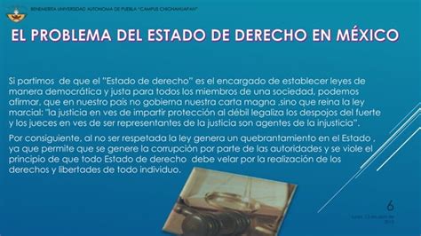 Estado De Derecho En México Ppt