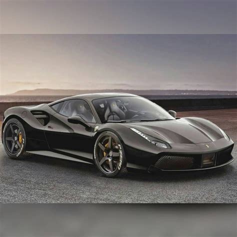 Ferrari 488 GTB Black 488 Gtb, Ferrari 488, Fiat, Cool Cars, Sports Car ...