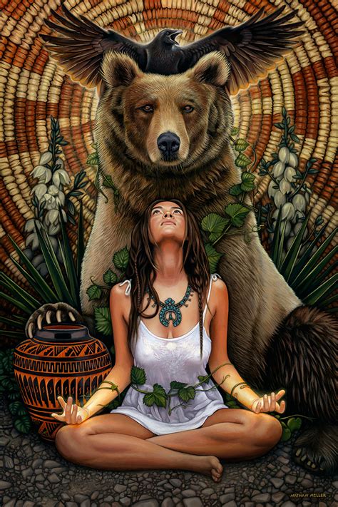 Remembrance of a Lost Legend - Grizzly Bear Art by Nathan Miller